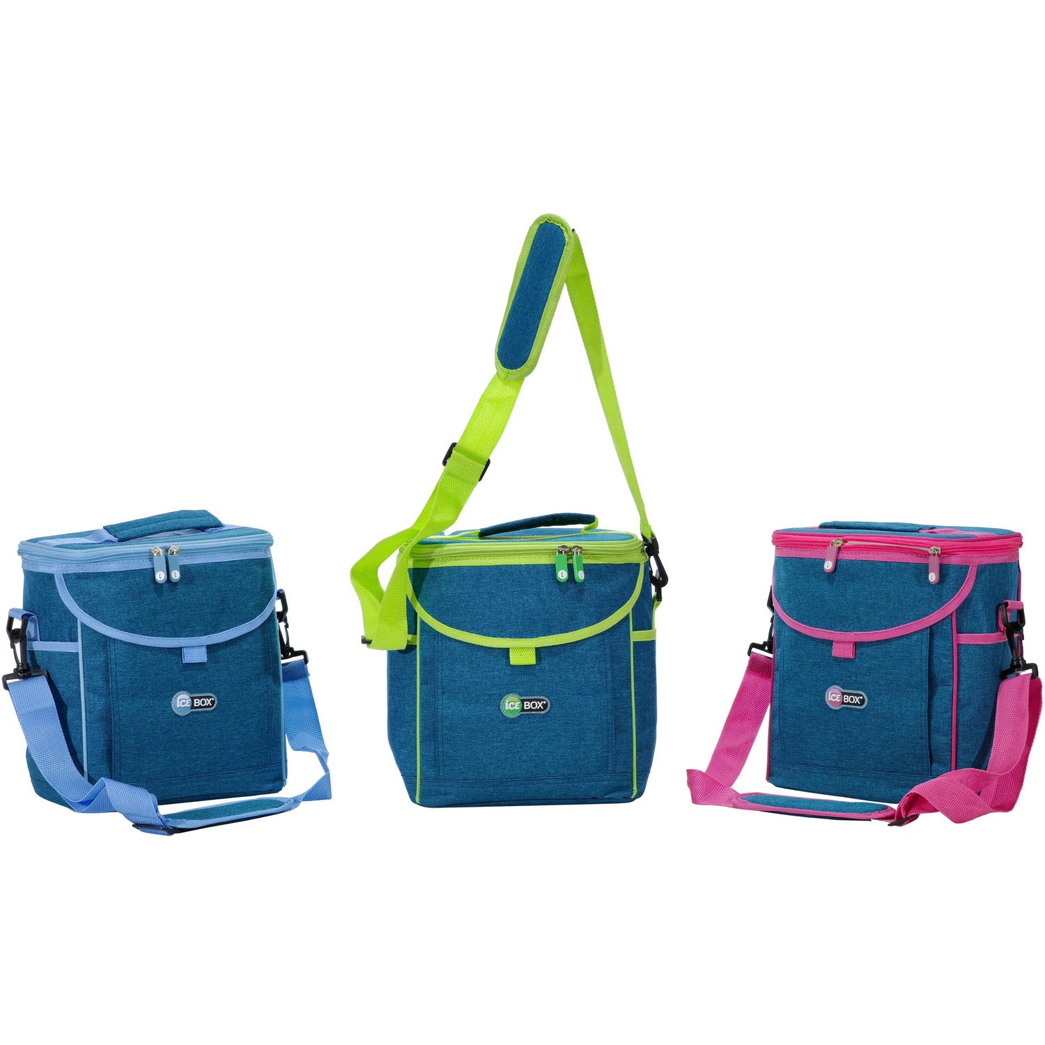 ICE BOX - Borsa termica effetto Jeans 11 litri - h27x27x17 cm