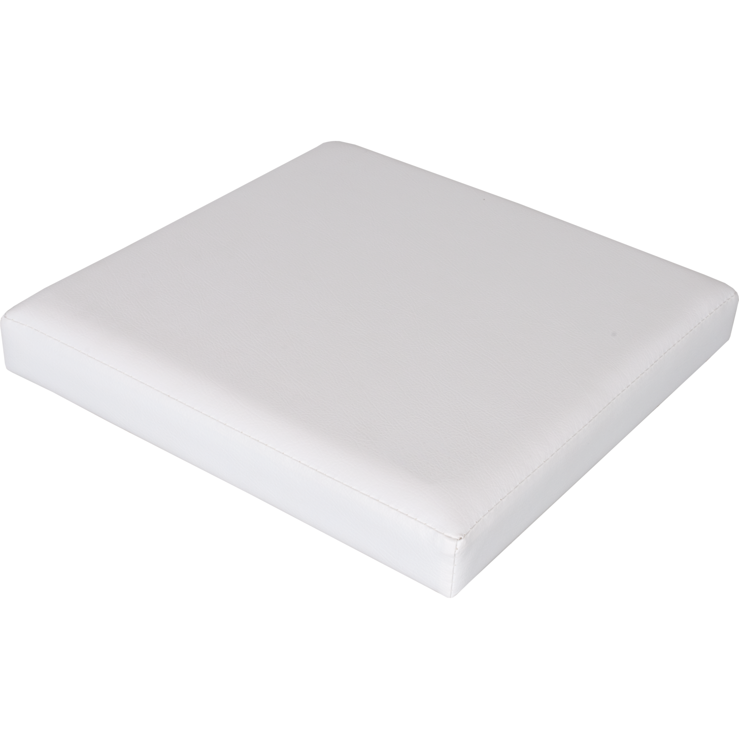 VESTIAMO CASA - Pouf Contenitore Bianco in ecopelle richiudibile h38x38x38 cm