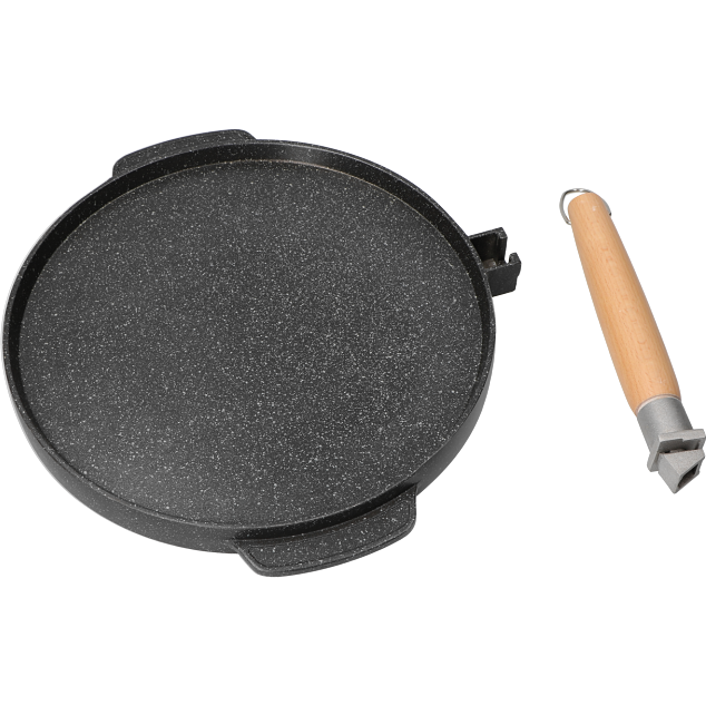 GUSTO CASA - Bistecchiera Tonda 2 in 1 Linea ChefStone - diametro 28 cm