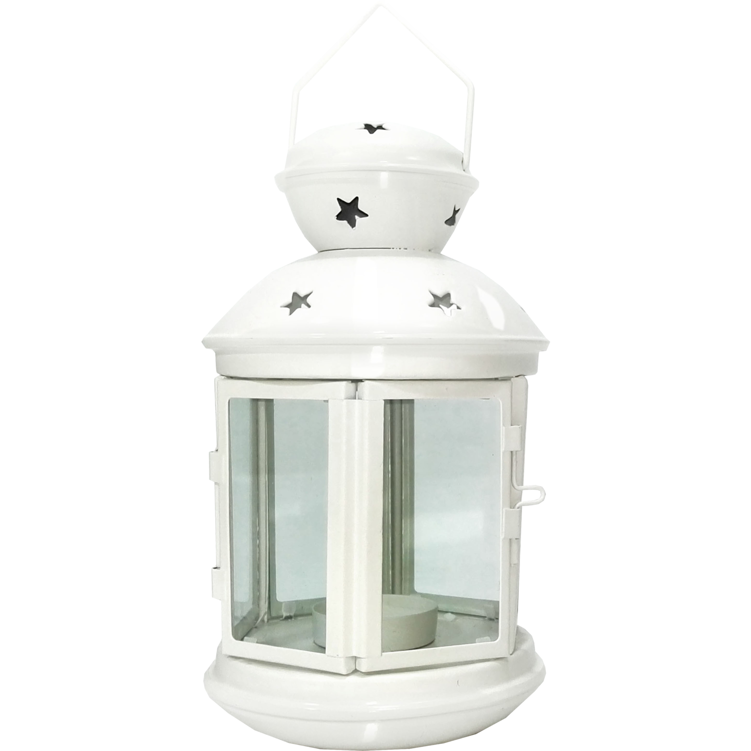 VESTIAMO CASA - Lanterna con porta T-light bianca - diametro 12 cm