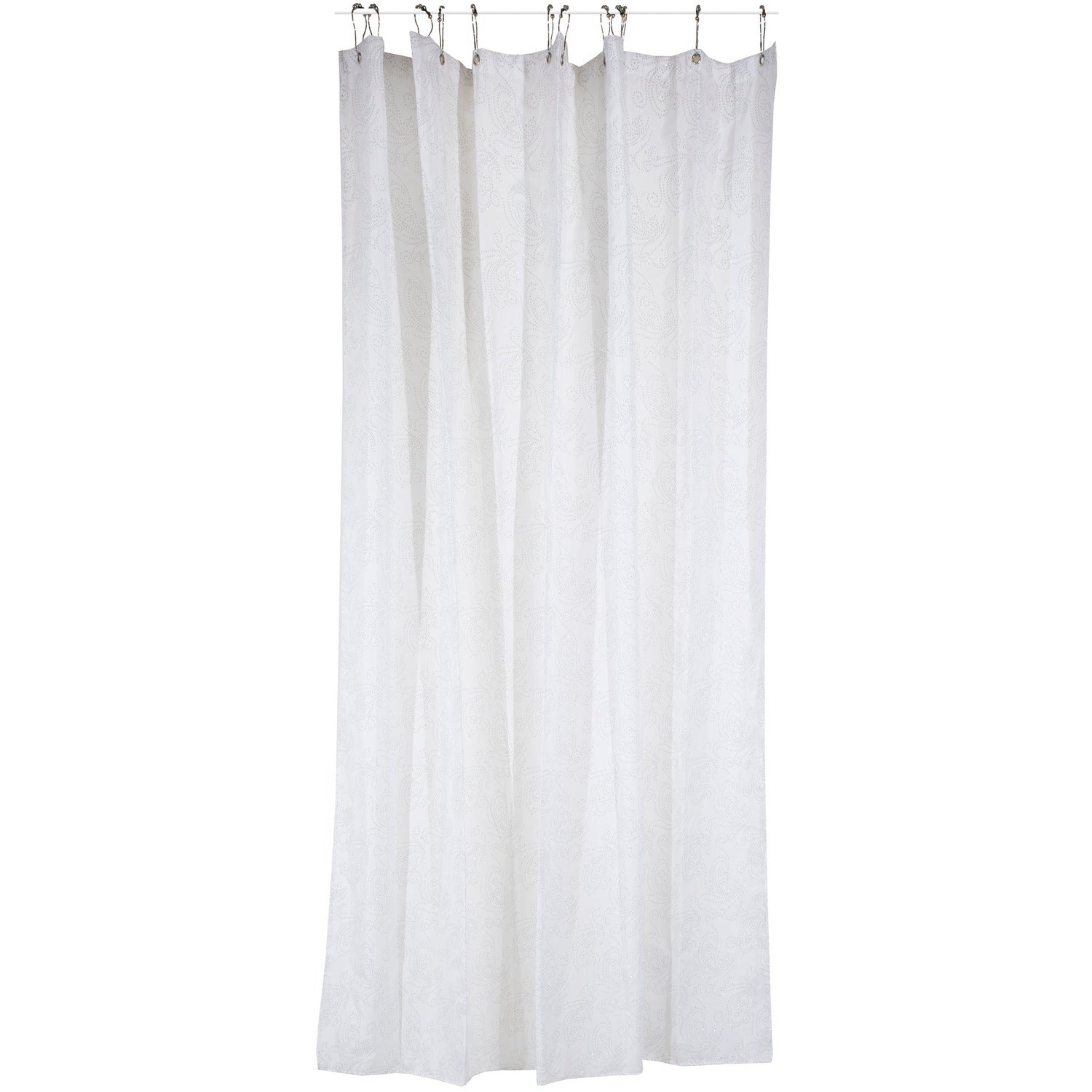 VESTIAMO CASA - Tenda Doccia in Poliestere con 12 Ganci h200x180 cm