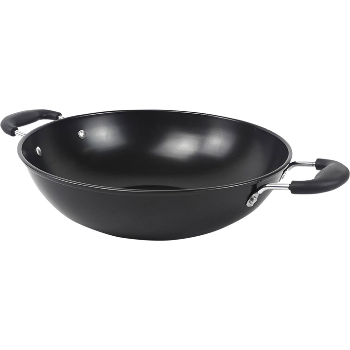 GUSTO CASA - Padella Wok con manici diametro 34 cm