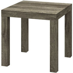 VESTIAMO CASA - Tavolino quadrato in legno Rovere scuro - h45x45x45 cm