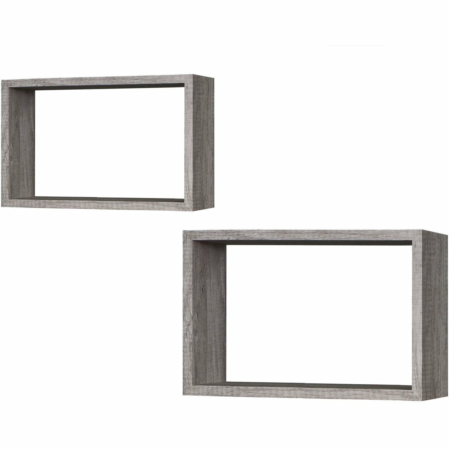 VESTIAMO CASA - Mensole da parete colore grigio - set 2 pezzi