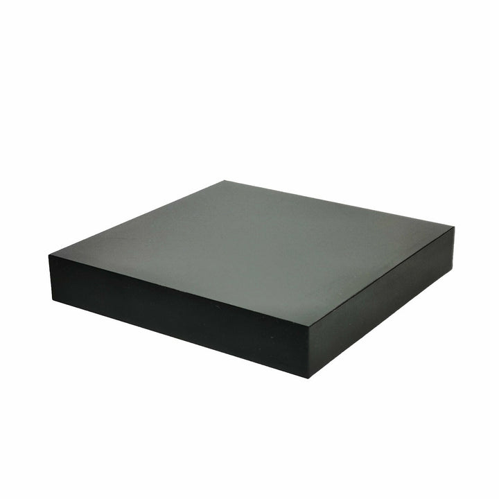 VESTIAMO CASA - Mensola quadrata nera 23,5x23 cm