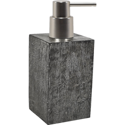 VESTIAMO CASA - Dispenser per sapone effetto legno corteccia 340ml - h18 cm x diametro 7 cm