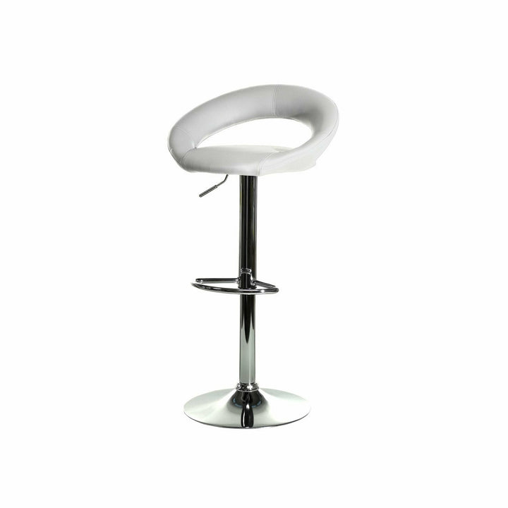 VESTIAMO CASA - Sgabello bianco con schienale - h97x51x46 cm