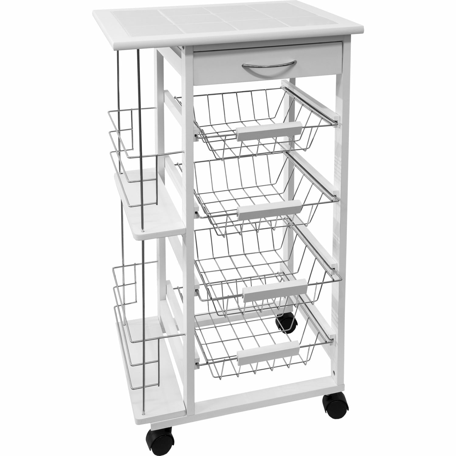 VESTIAMO CASA - Carrello a 4 ripiani - h84cm