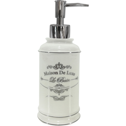 VESTIAMO CASA - Dispenser bianco ricaricabile per sapone liquido - 380ml