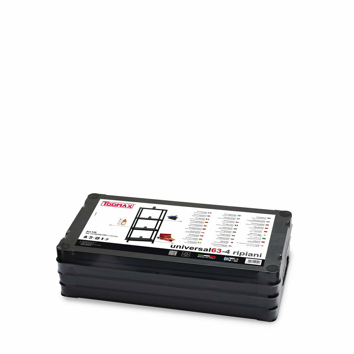 TOOMAX - Scaffale Universal 4 ripiani - h138x60x30 cm