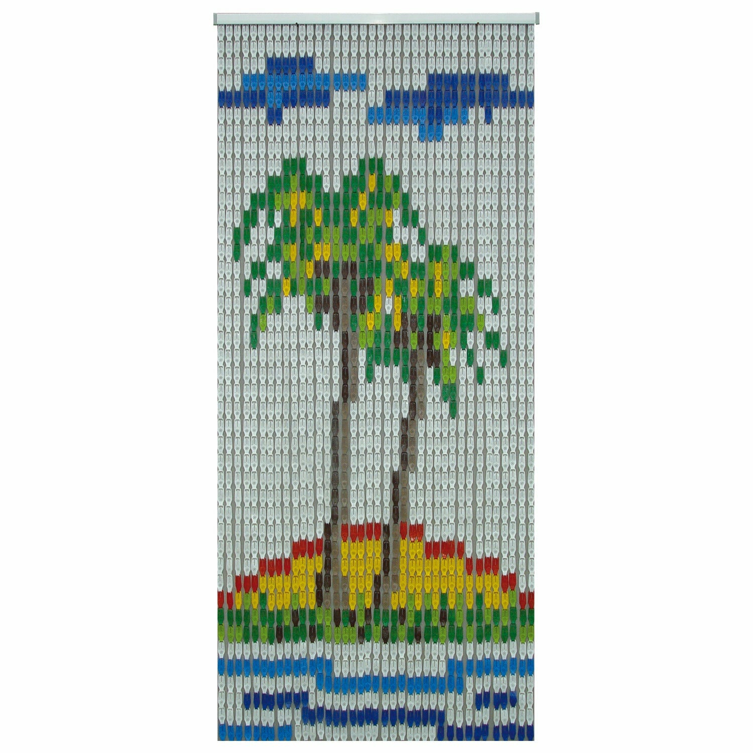 VESTIAMO CASA - Tenda a piastrine in plastica h240x120 cm