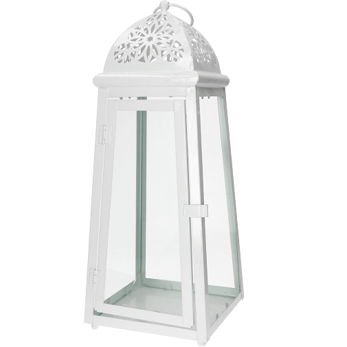 VESTIAMO CASA - Lanterna grande bianca h41cm