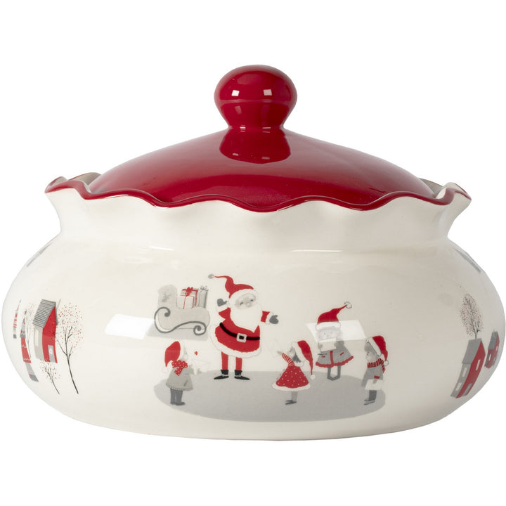 VESTIAMO CASA GRAN NATALE - Barattolo diametro 23cm - Decorazione natalizia
