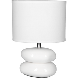 DICTROLUX - Lampada da tavolo bianca h23cm