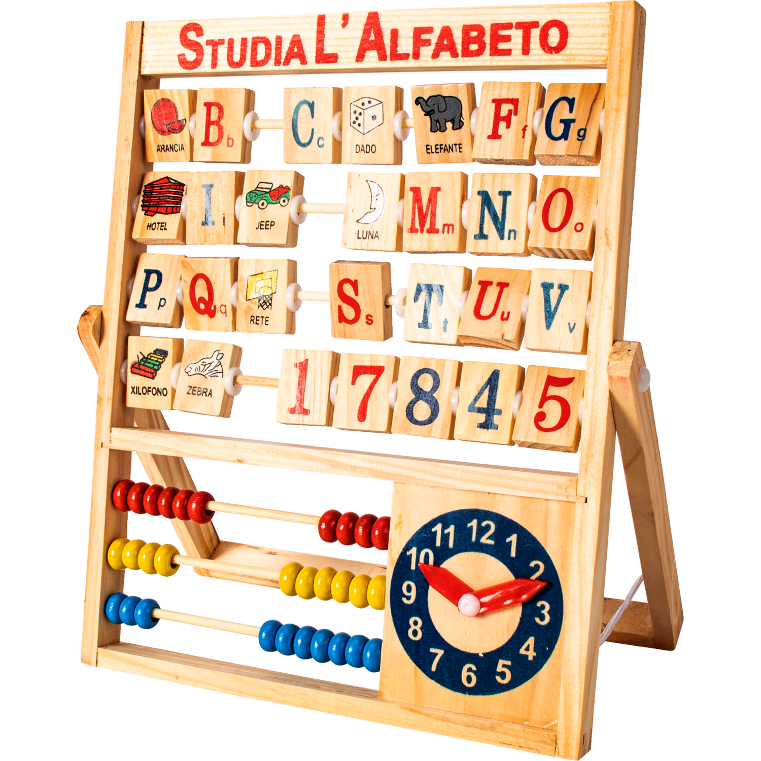 TU GIOCHI - Abaco in legno - Studia giocando