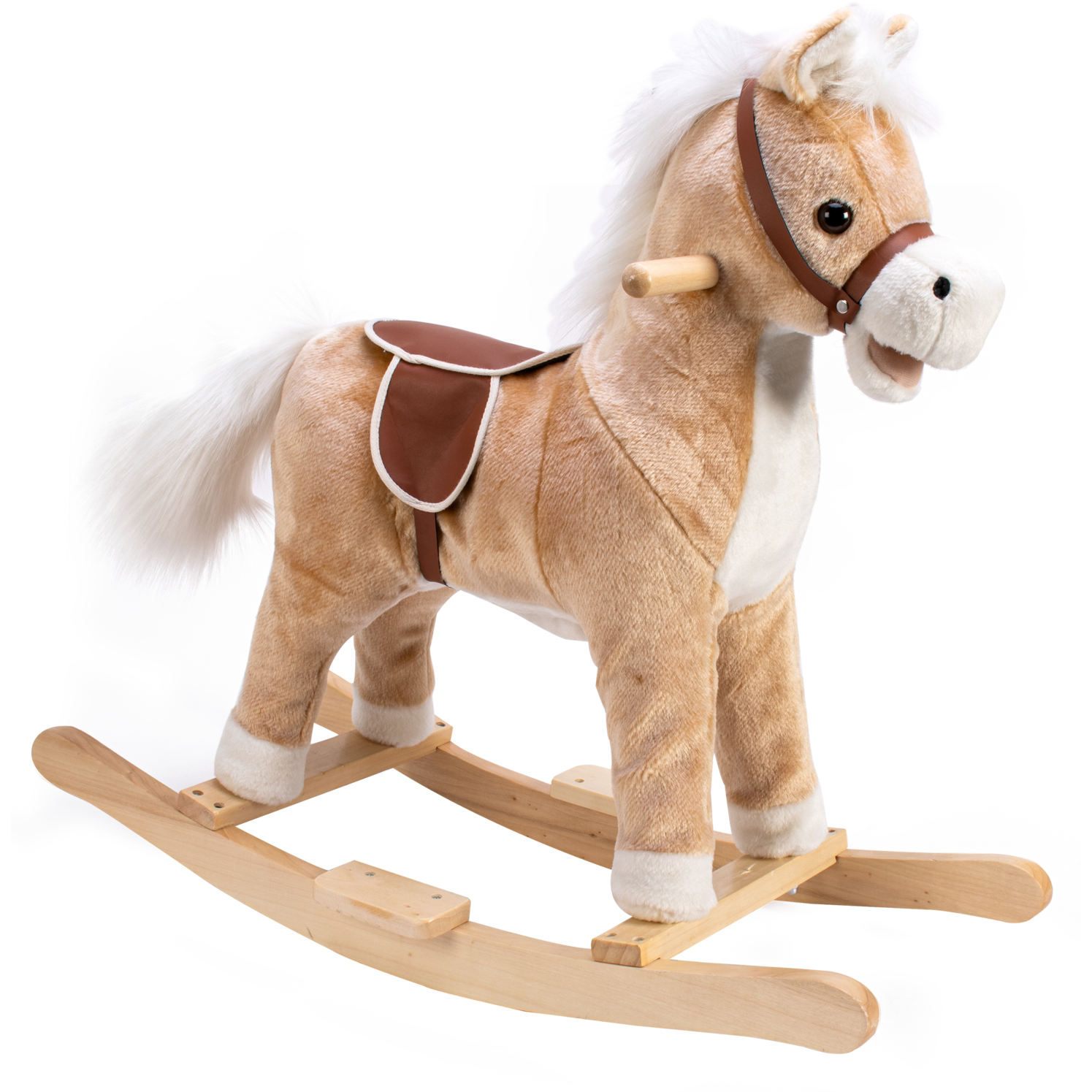 TU GIOCHI - Baldo Cavallo a dondolo Beige - Gioca & Impara