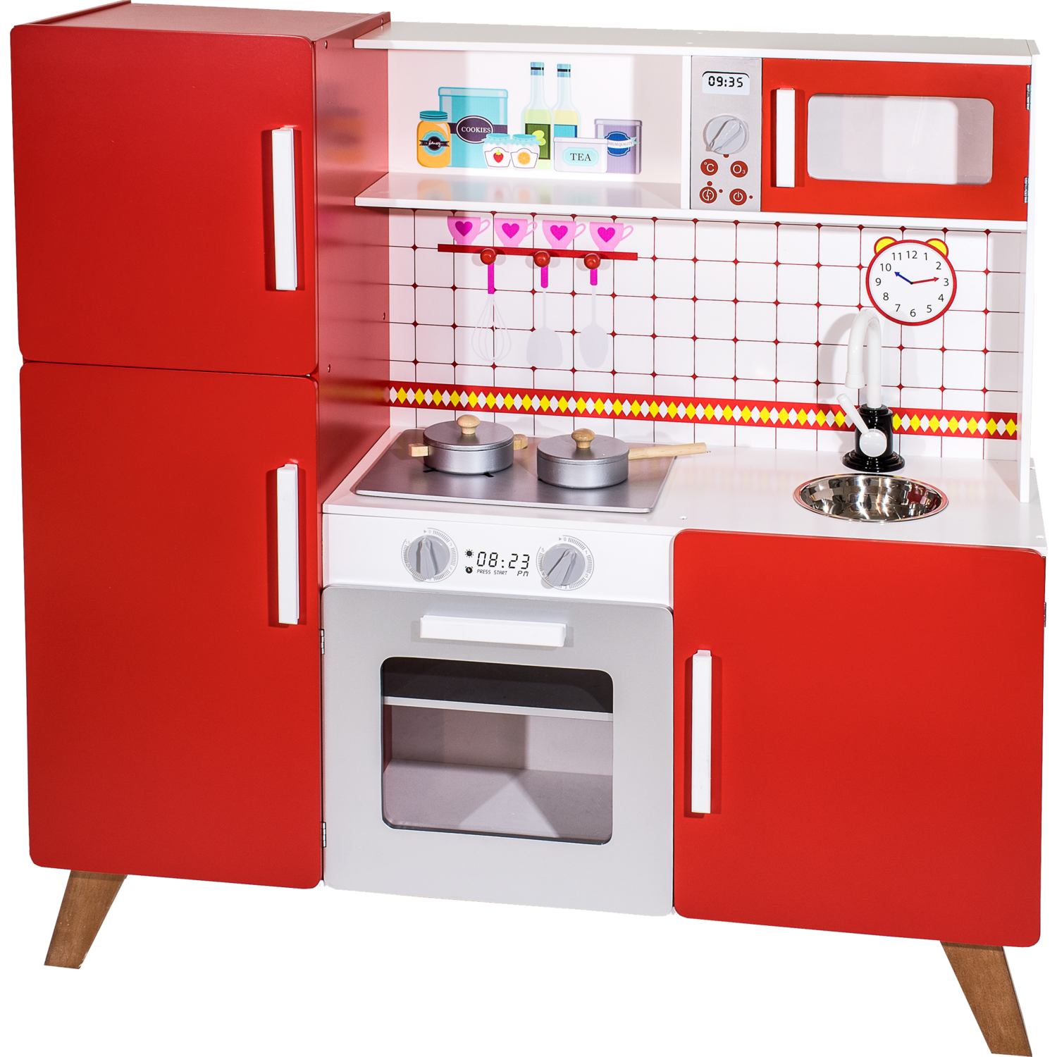 TU GIOCHI - Cucina in legno Wood World - h99,8x98,5x31 cm