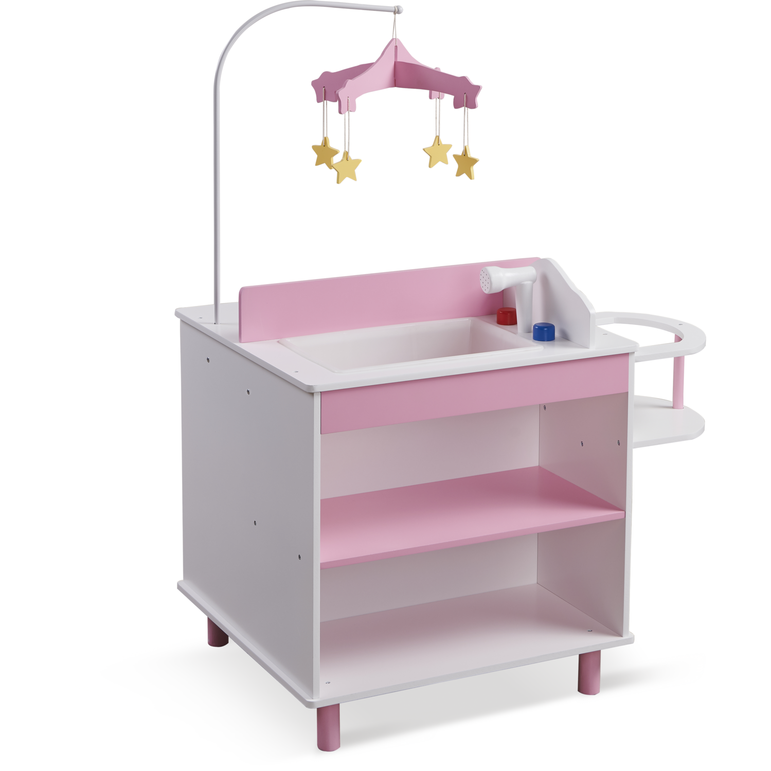 TU GIOCHI - Vasca e fasciatoio in legno Linea Wood World - h91,5x63,5x47,5 cm