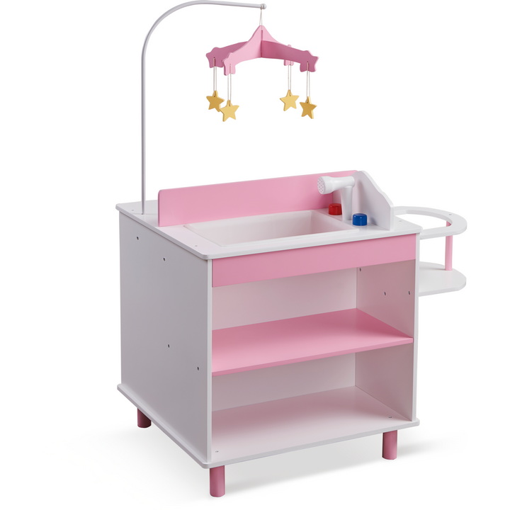 TU GIOCHI - Vasca e fasciatoio in legno Linea Wood World - h91,5x63,5x47,5 cm