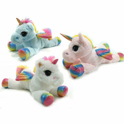 TU GIOCHI - Unicorno Peluche sdraiato - 45cm