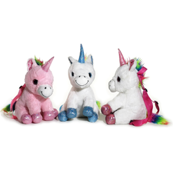 TU GIOCHI - Unicorno zainetto Peluche h38 cm