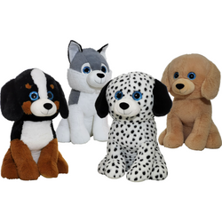TU GIOCHI - Cagnolino seduto peluches alto 70 cm - Morbidosi