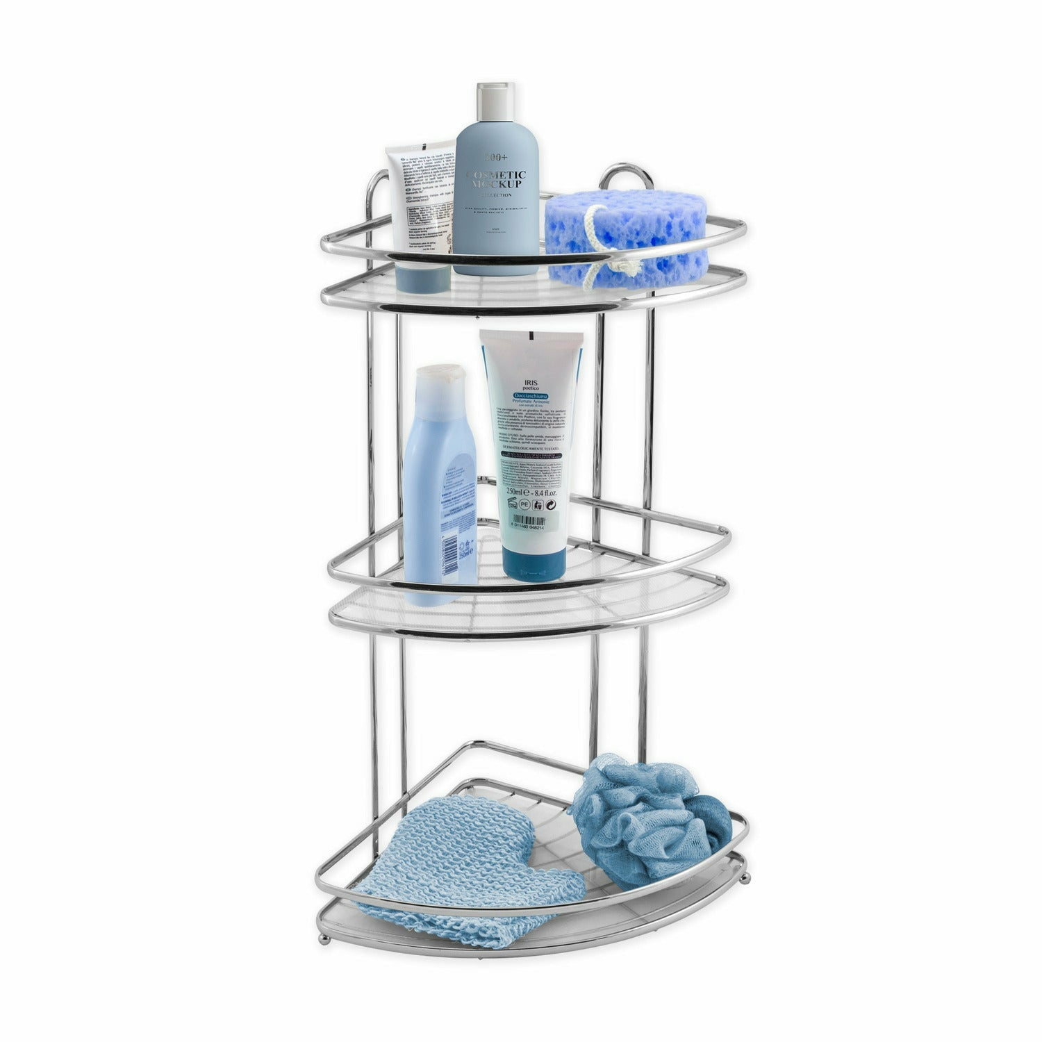 VESTIAMO CASA - Mensola angolare 3 ripiani - h57x35,4x25 cm