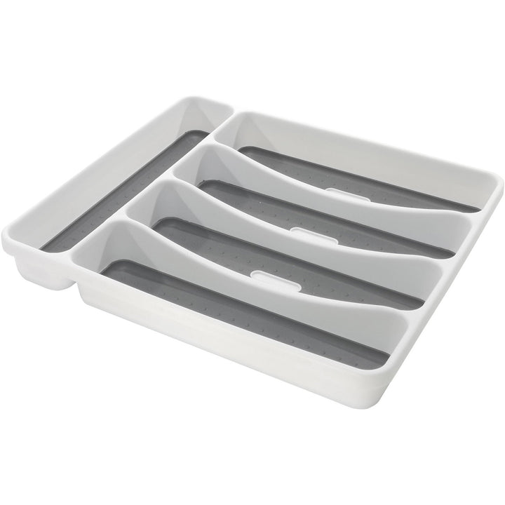 GUSTO CASA - Portaposate 5 scomparti con base antiscivolo - h5x32x29 cm