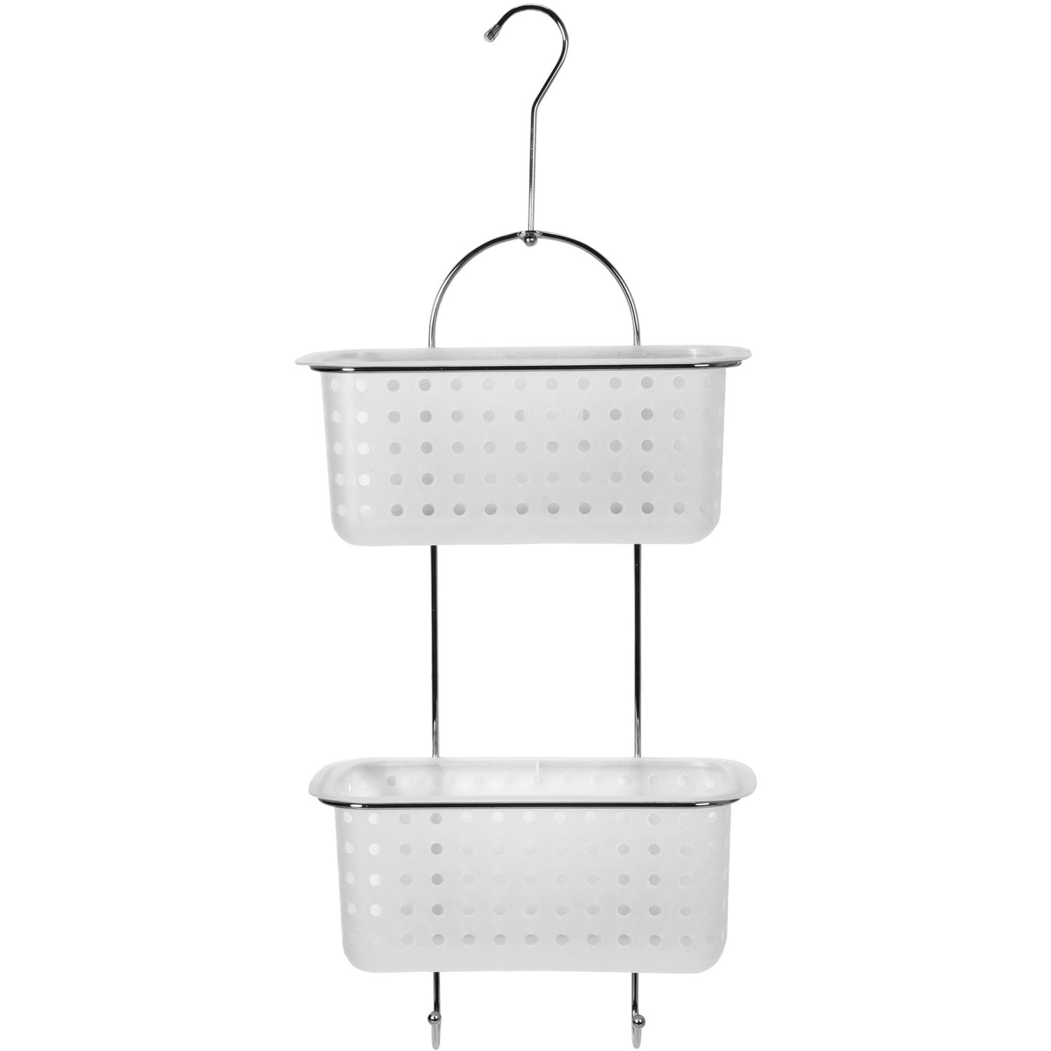 VESTIAMO CASA - Mensola 2 ripiani da doccia - h70x30x14 cm