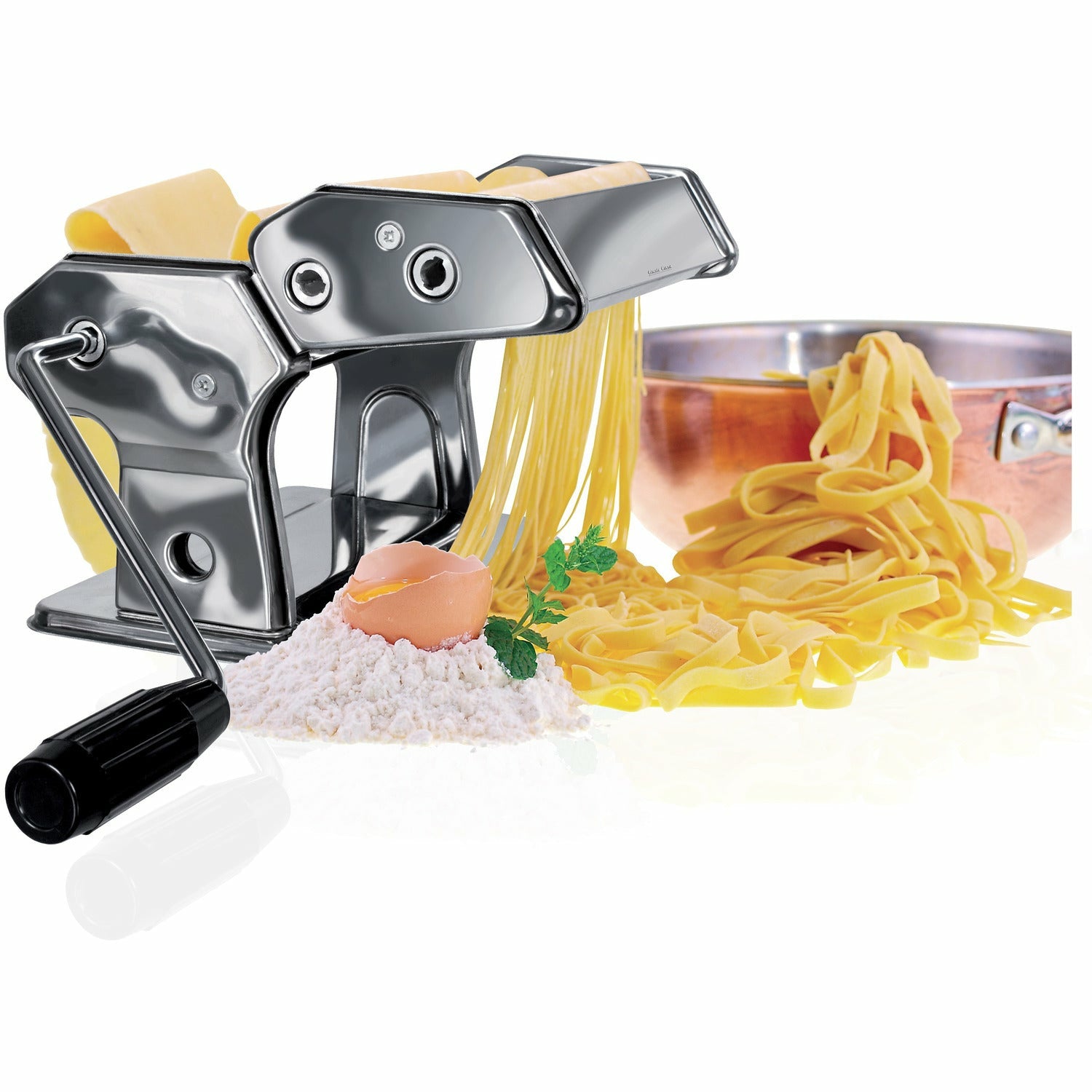 GUSTO CASA - Macchina per Pasta Fresca in Acciaio Inox Juliette
