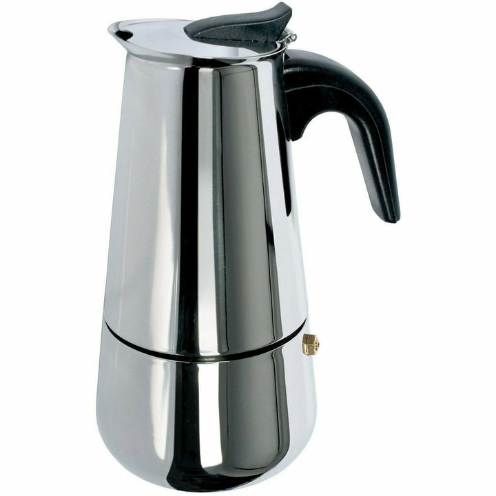GUSTO CASA - Caffettiera 6 tazze Kitchen Steel - Compatibile con fondo ad induzione