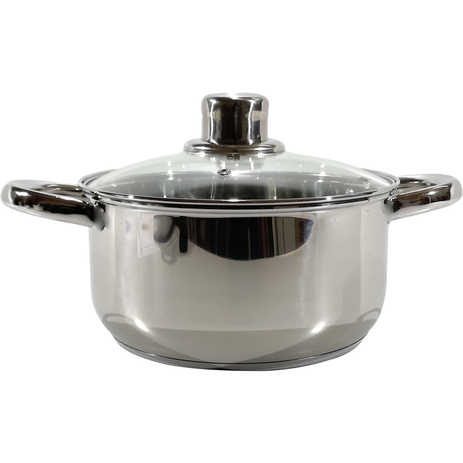 GUSTO CASA - Casseruola in acciaio inox diametro 18 cm con