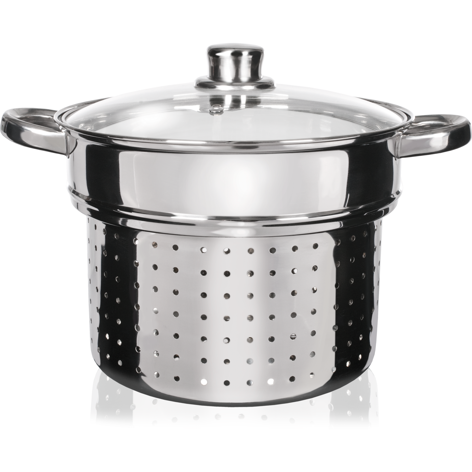 GUSTO CASA - Pentola Cuocipasta in acciaio Inox PastaExpress diametro 24 cm