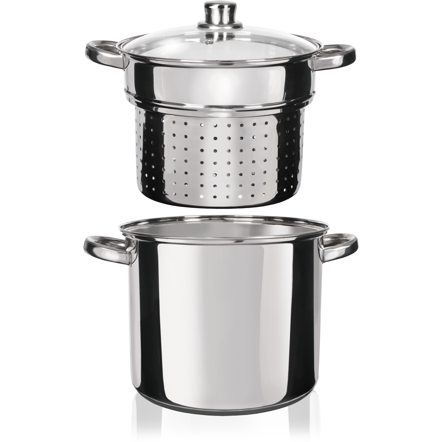 GUSTO CASA - Pentola Cuocipasta in acciaio Inox PastaExpress diametro 24 cm