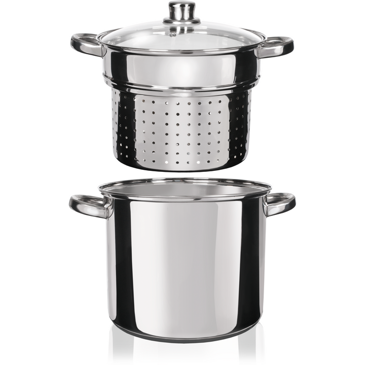 GUSTO CASA - Pentola Cuocipasta in acciaio Inox PastaExpress diametro 24 cm