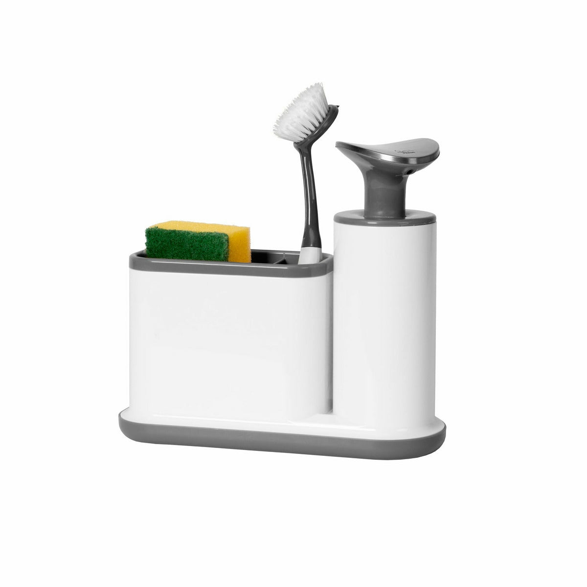 VESTIAMO CASA - Dispenser con portaoggetti in polipropilene 2 scompart ...