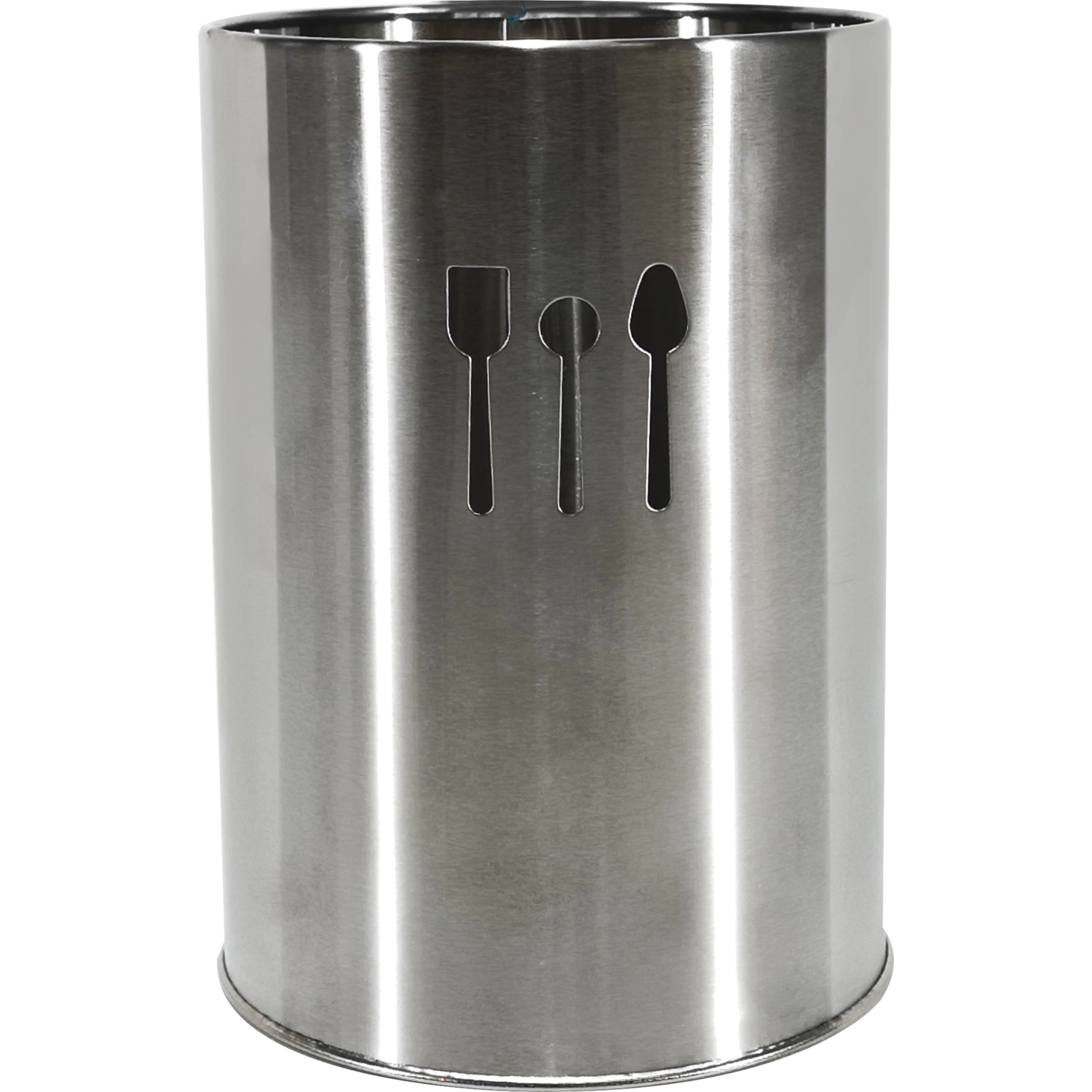 GUSTO CASA - Portautensili in acciaio inox - h18 cm diametro 13 cm