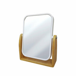 VESTIAMO CASA - Specchio rettangolare doppio colore bianco - h20cm