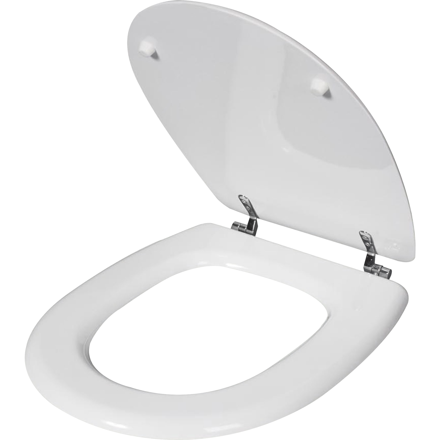 VESTIAMO CASA - Copriwater in legno bianco - 47x35 cm