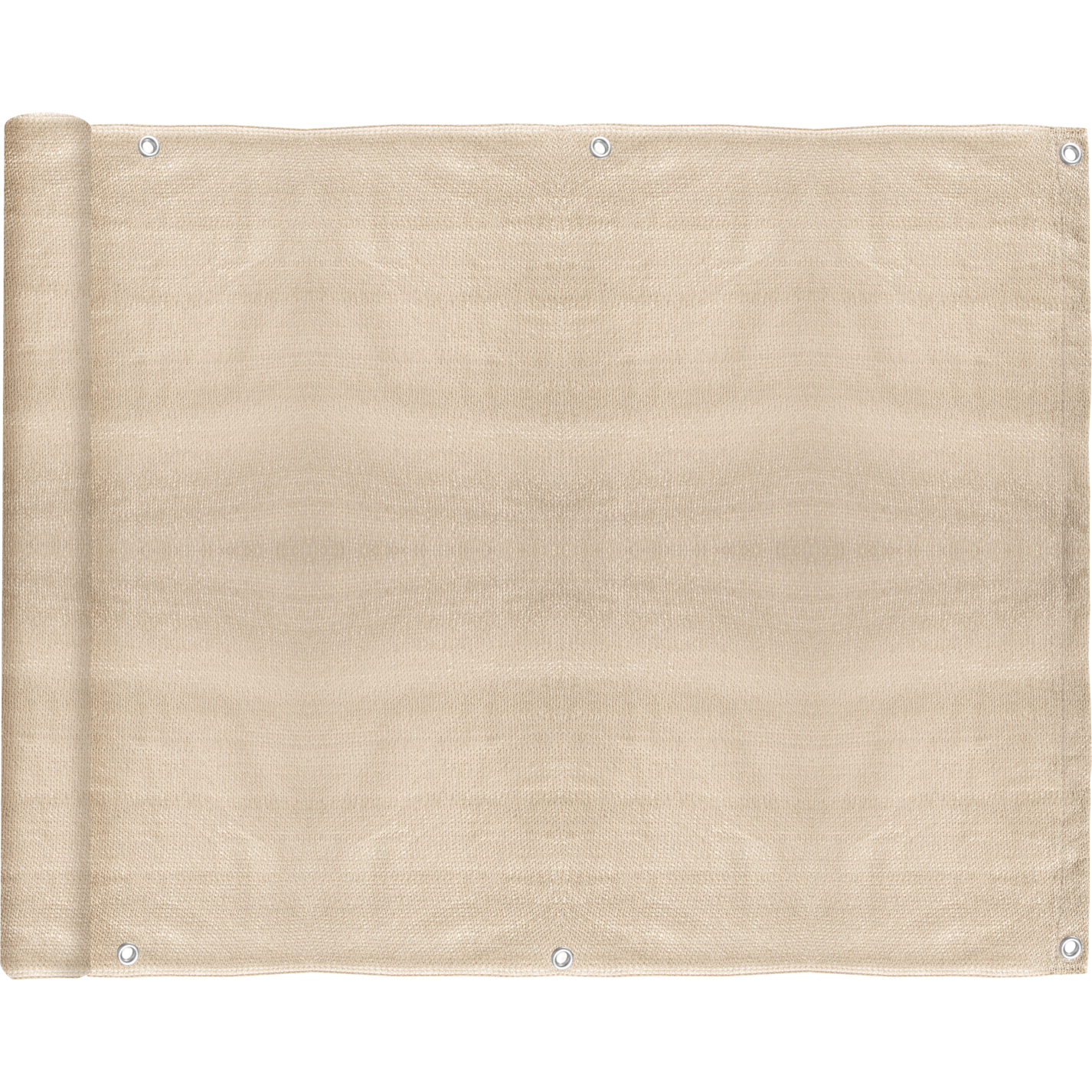 VESTIAMO CASA GIARDINO - Telo frangivista beige per balcone e ringhiera h85x500cm