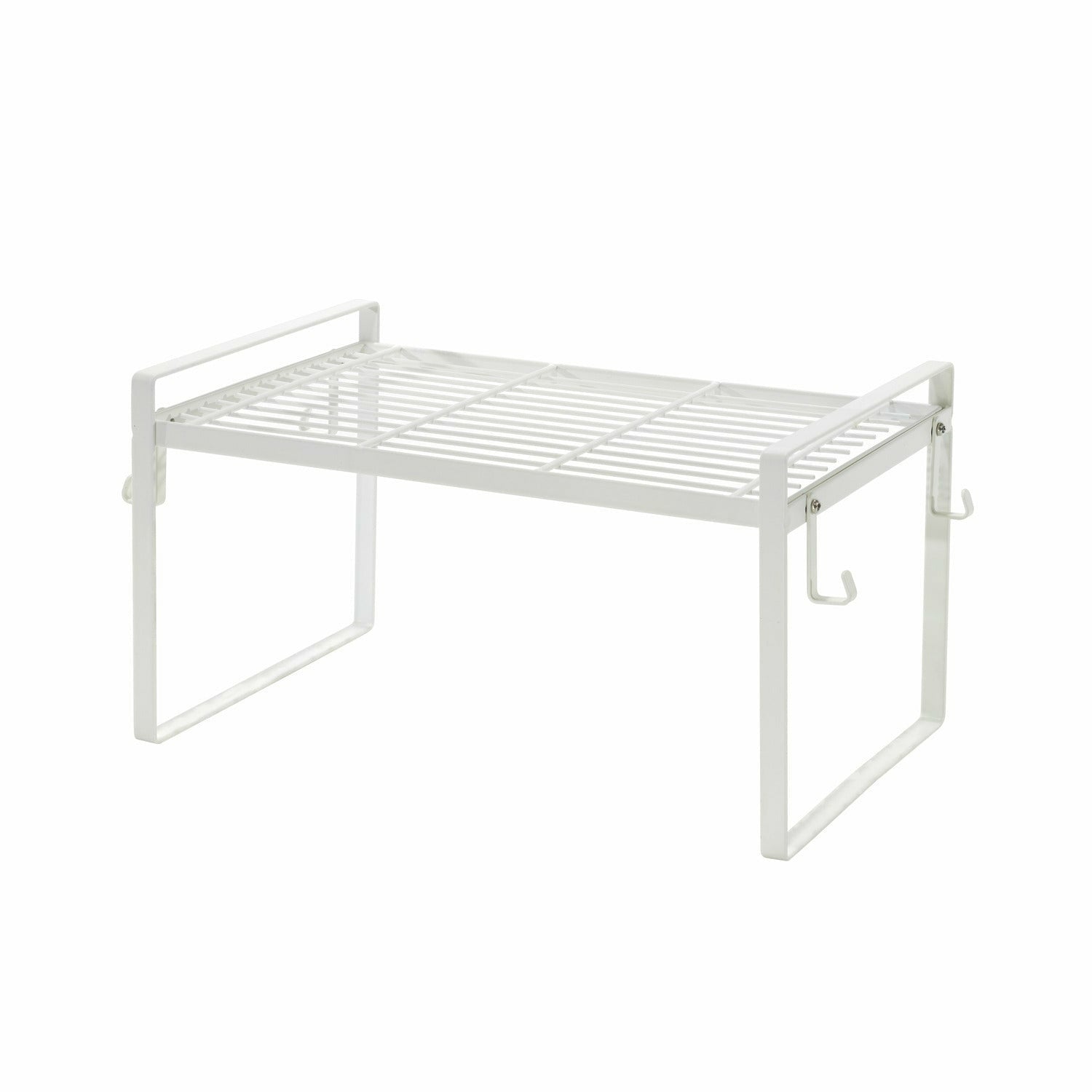 GUSTO CASA - Mensola Salvaspazio in metallo Bianco - h18x33,5x21 cm