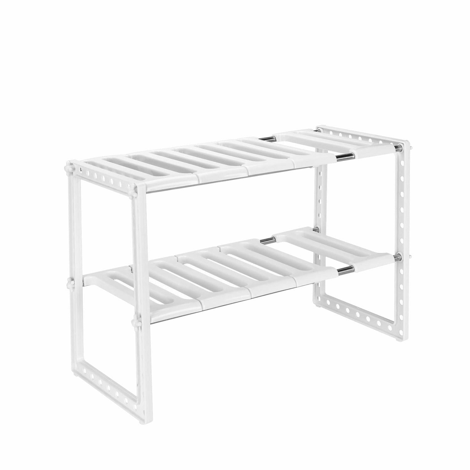 VESTIAMO CASA - Scaffale Multiuso Estensibile Extended 2 Ripiani h38cm