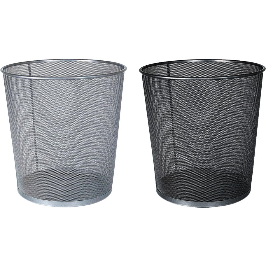 VESTIAMO CASA - Cestino per Ufficio in Metallo h30 diametro 27 cm