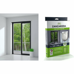VESTIAMO CASA - Zanzariera bianca per porta finestra - 210x120cm