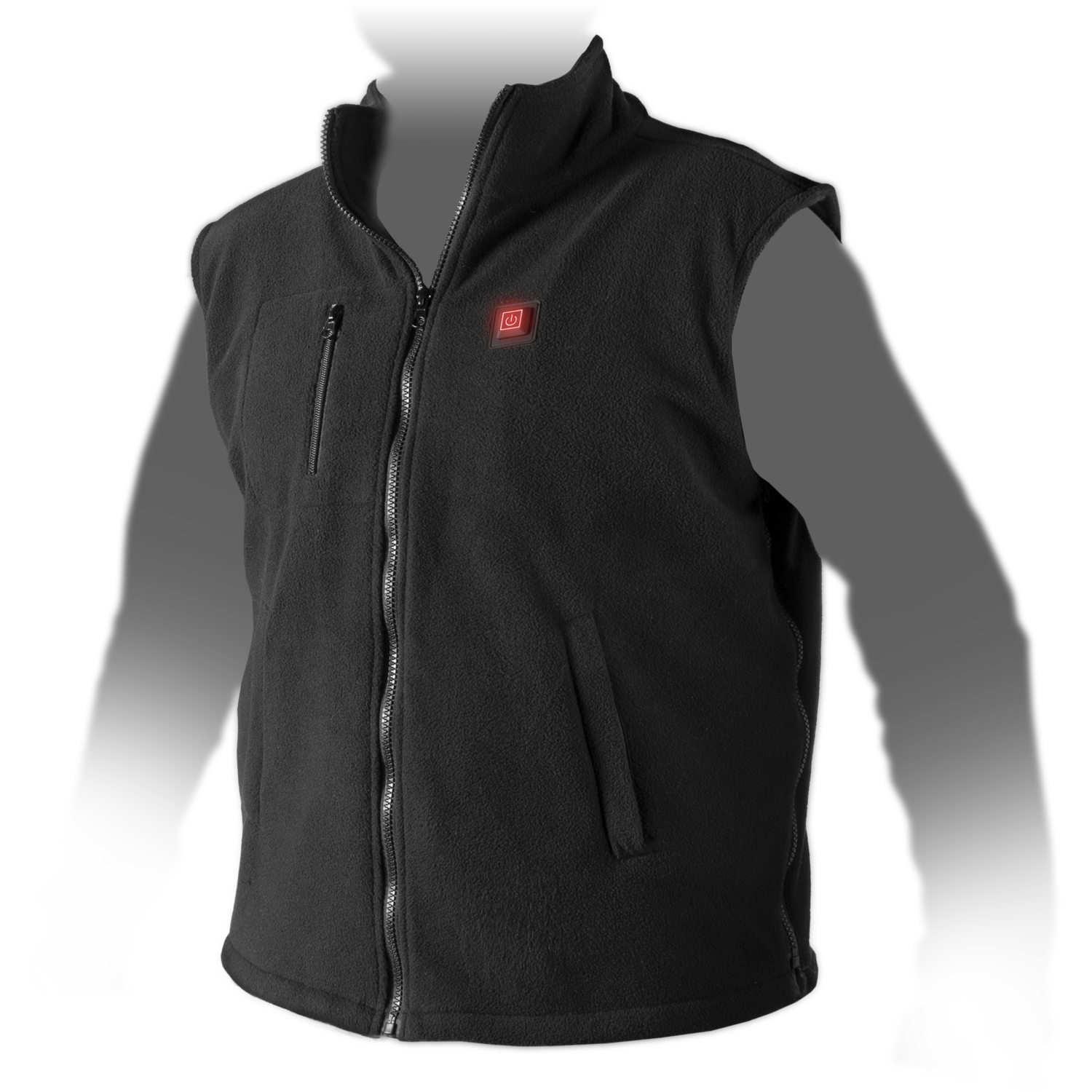 DICTROLUX - Gilet Riscaldante Kelt-55 Unisex - 5 Zone di Calore e Power Bank Incluso
