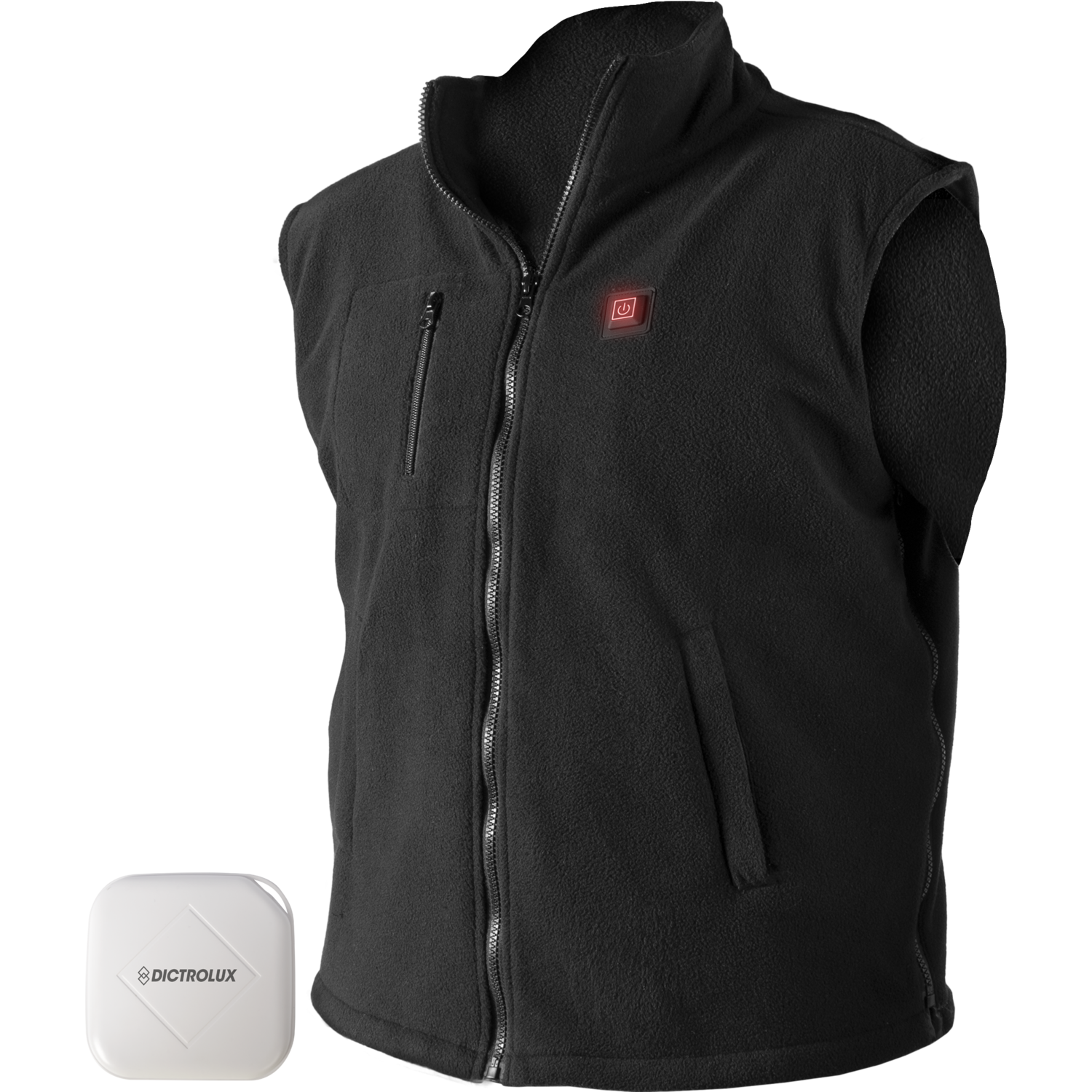 DICTROLUX - Gilet Riscaldante Kelt-55 Unisex - 5 Zone di Calore e Power Bank Incluso
