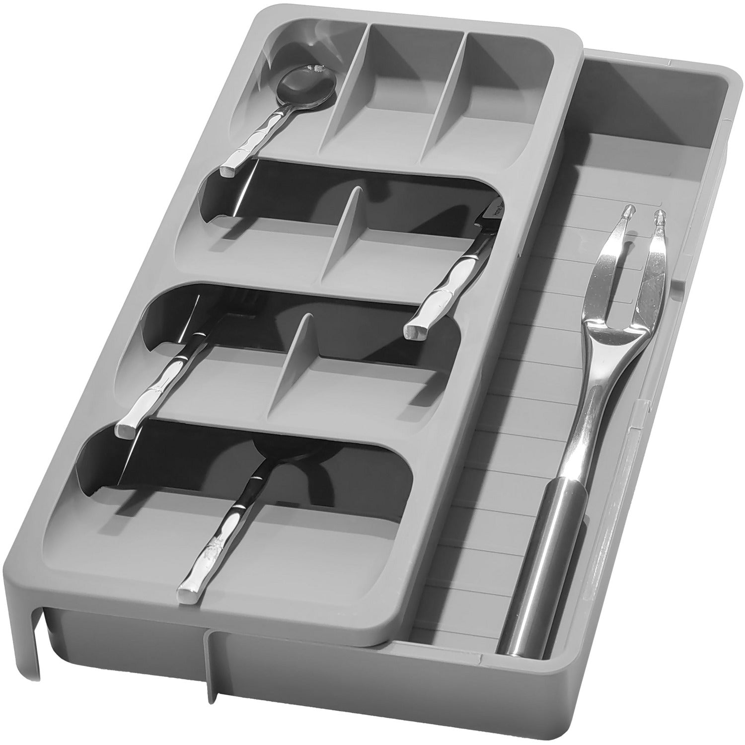 GUSTO CASA - Portautensili salvaspazio 9 scomparti - h5x40x16 cm