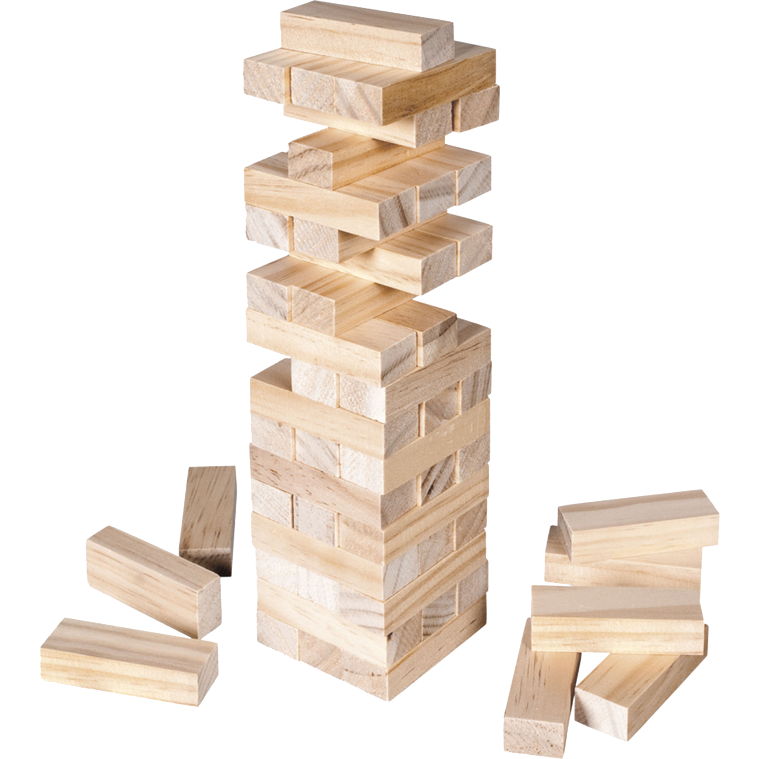 TU GIOCHI - Casca la Torre 54 blocchi in legno