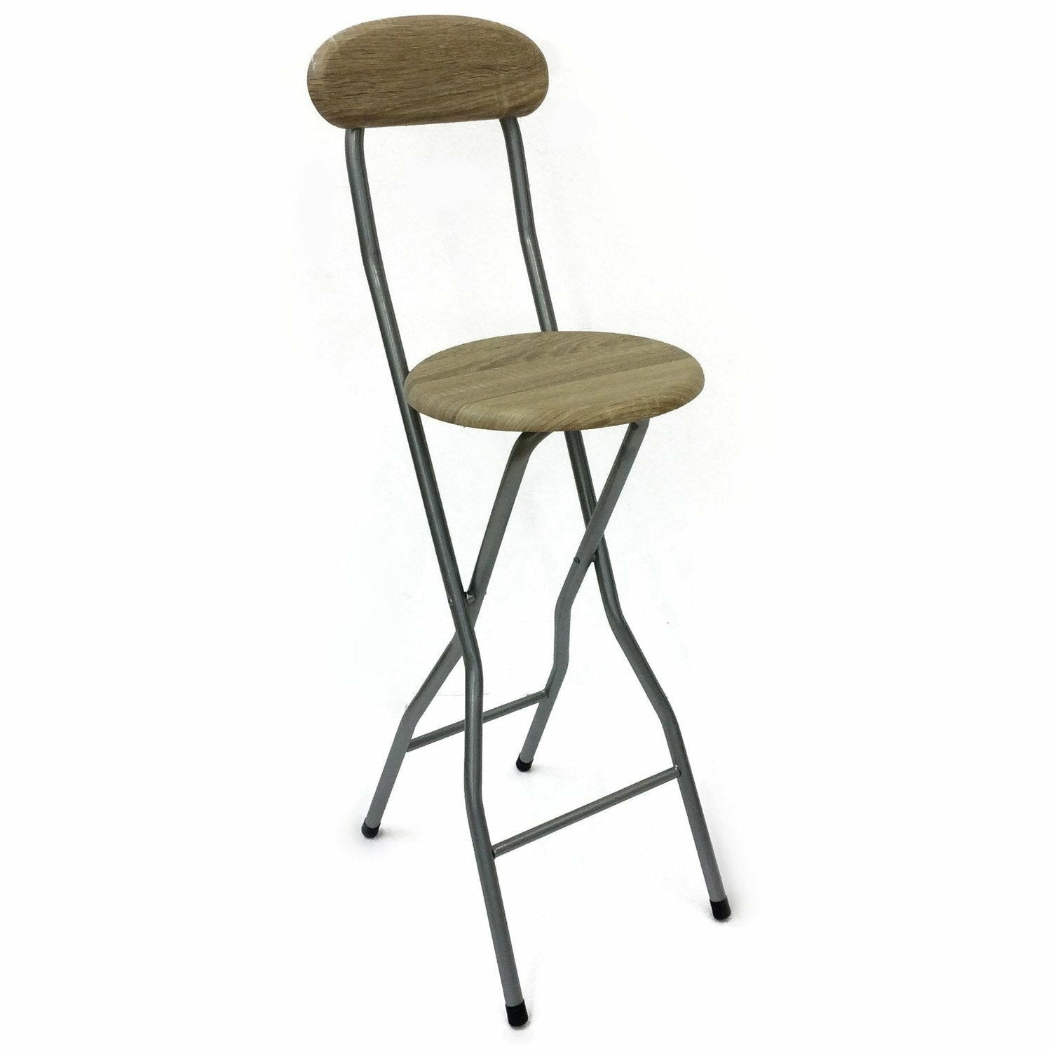 VESTIAMO CASA - Sedia Sgabello Pieghevole Rovere