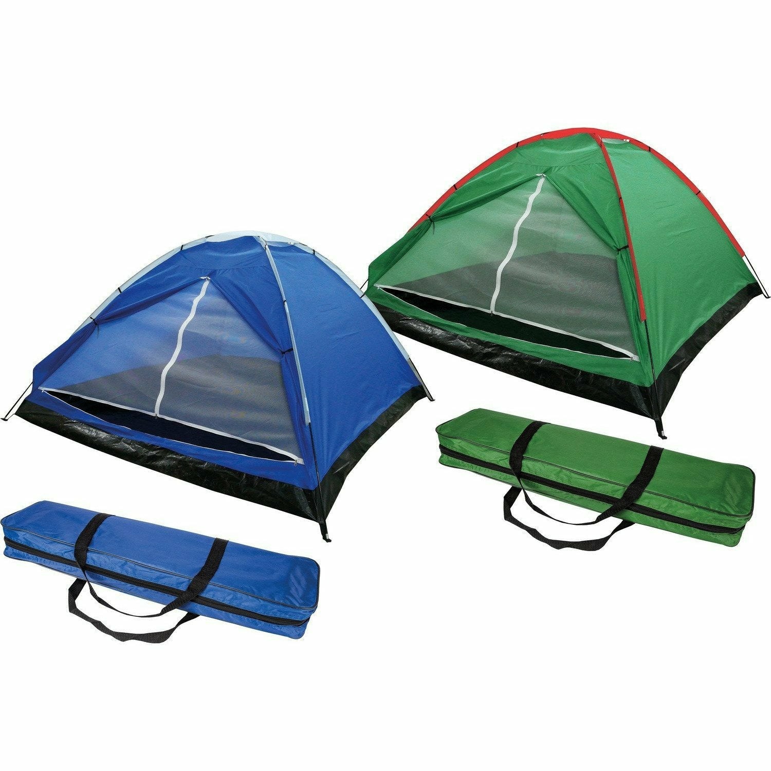 VESTIAMO CASA GIARDINO - Tenda da campeggio 4 posti con sacca - h130x240x210 cm